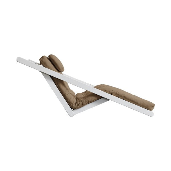 Șezlong variabil cu 2 locuri KARUP Design Figo White/Mocca-image-2