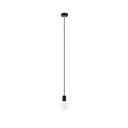 Lustră Sollux Bombilla Black, negru