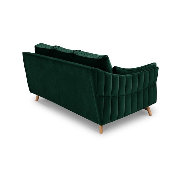 Canapea cu tapițerie de catifea Interieur 86 Elysée, 232 cm, verde închis-image-3