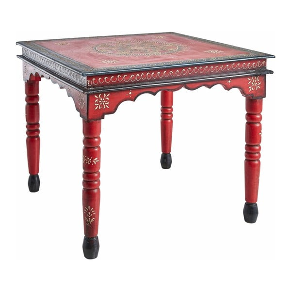 Măsuță de cafea din lemn de mango Støraa Vito, roșu-image-1