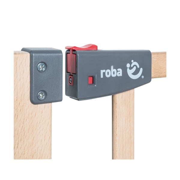 Poartă de siguranță în culoare naturală din lemn masiv de fag – Roba-image-4