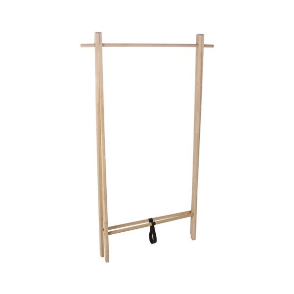 Suport pentru haine în culoare naturală deschisă din lemn de stejar 89x151x52 cm Daiki – Yes Everyday-image-3