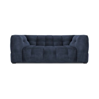 Canapea cu tapițerie din catifea Windsor & Co Sofas Vesta, 208 cm, albastru