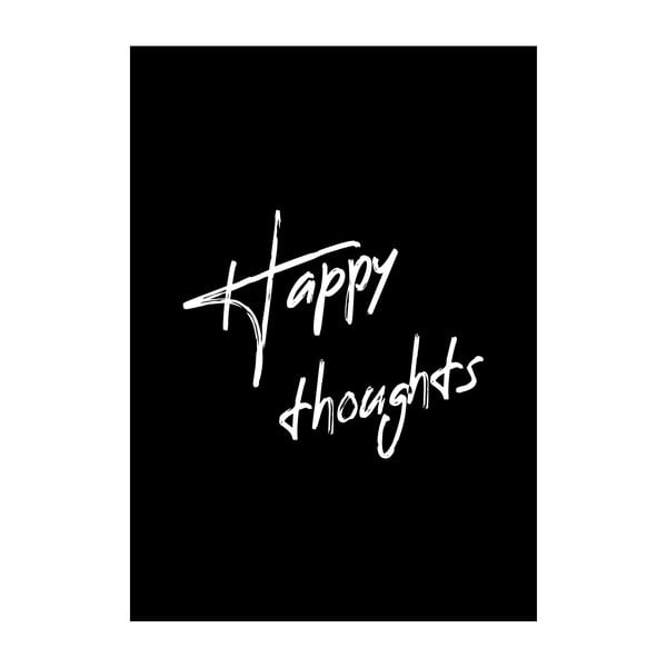 Poster Imagioo Happy Thoughts, 40 x 30 cm