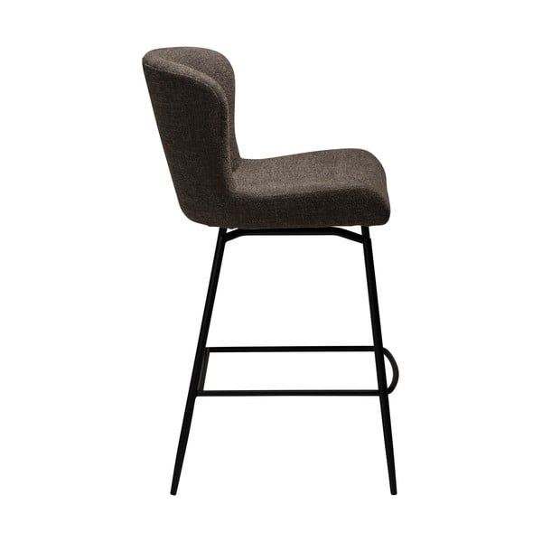Scaun de bar maro tapițat (înălțime șezut 67,5 cm) Glam – DAN-FORM Denmark-image-1