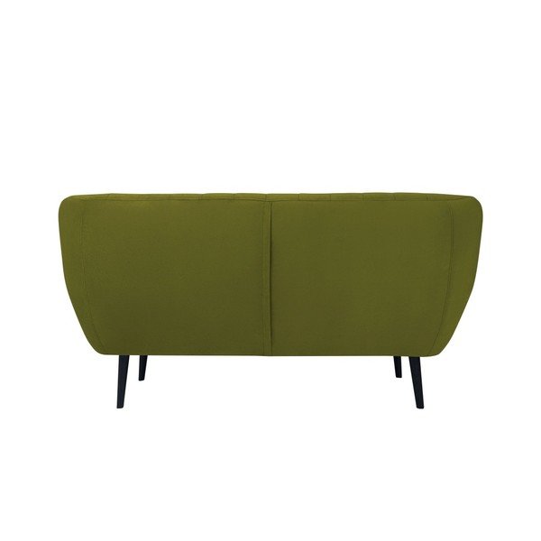 Canapea cu tapițerie din catifea Mazzini Sofas Toscane, 158 cm, verde-image-4