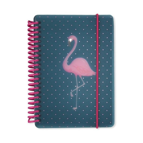 Agendă A6 Go Stationery Flamingo