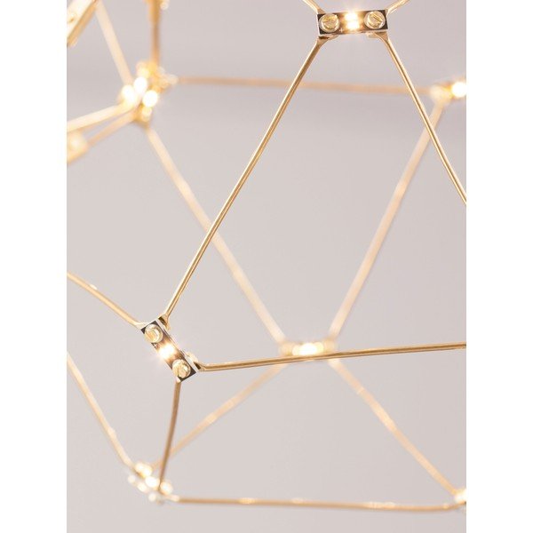 Lustră aurie LED din aluminiu Nebula – Nova Luce-image-2