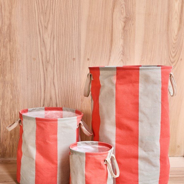 Coșuri de depozitare 2 buc. din material textil ø 18x22 cm Kara – OYOY Living Design-image-1
