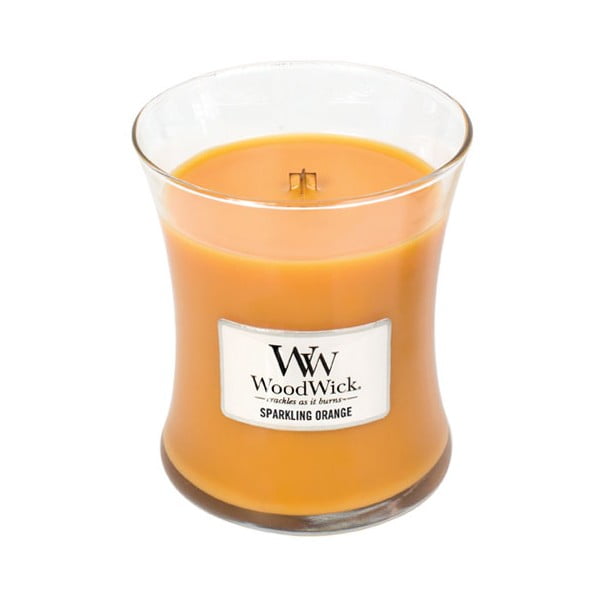 Lumânare parfumată WoodWick, aromă de portocală, 60 ore
