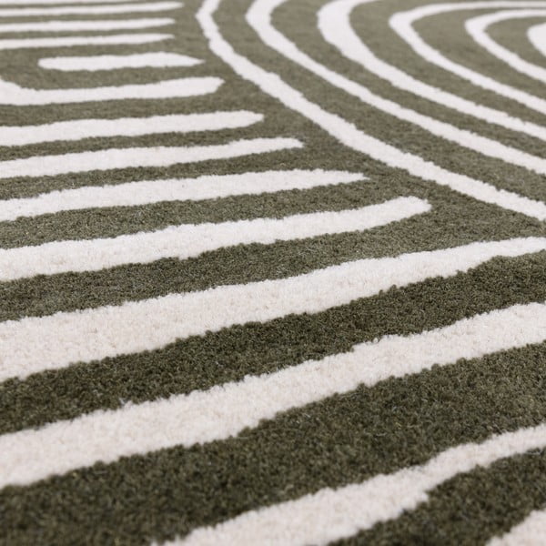 Covor verde handmade din lână 120x170 cm Reef – Asiatic Carpets-image-3