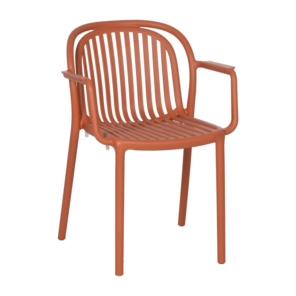 Scaun de dining teracotă din plastic Alia – Ixia