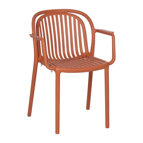 Scaun de dining teracotă din plastic Alia – Ixia