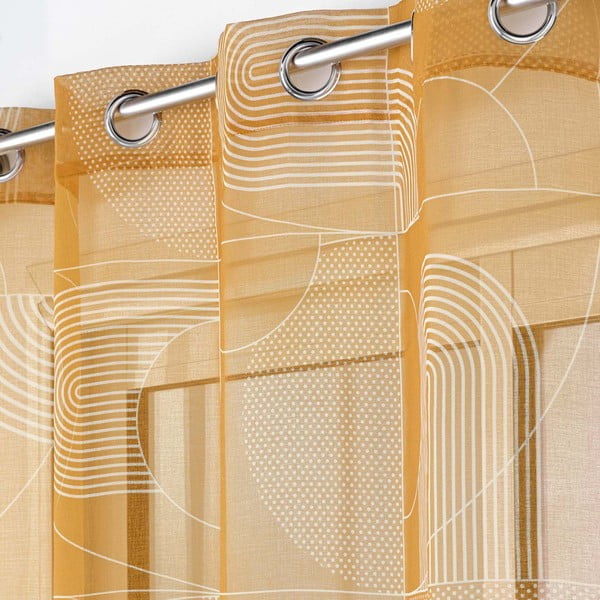 Perdea galbenă 140x280 cm Esquisse – douceur d'intérieur-image-1