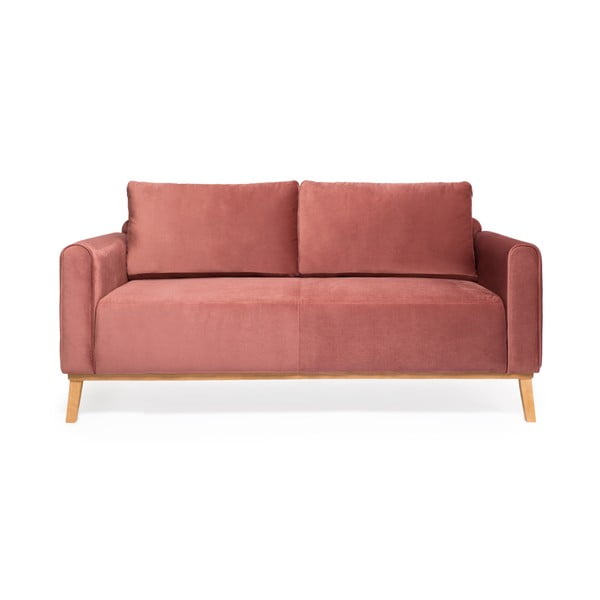 Canapea cu 3 locuri Vivonita Milton Trend, roz pudră
