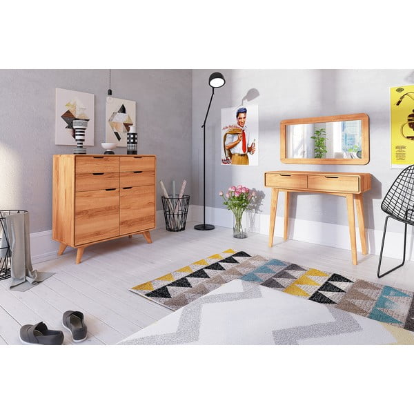 Masă de toaletă din lemn de fag 90x40 cm Greg - The Beds-image-4