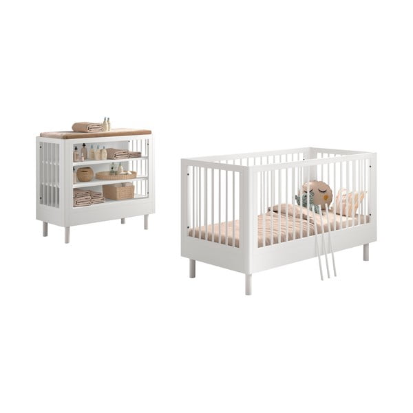 Set de mobilă pentru copii 2 buc. din lemn de fag Forrest – Vipack