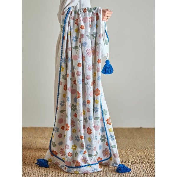 Pătură pentru copii din bumbac reciclat 130x160 cm Cherry – Bloomingville Mini-image-3