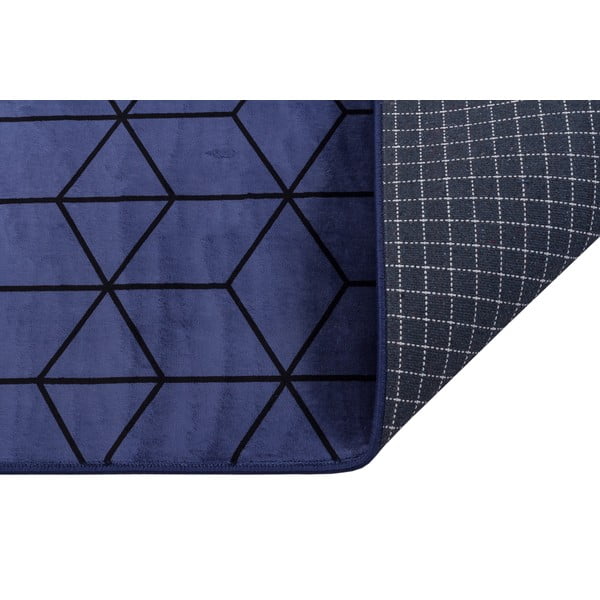 Covor albastru lavabil 180x120 cm - Vitaus-image-2