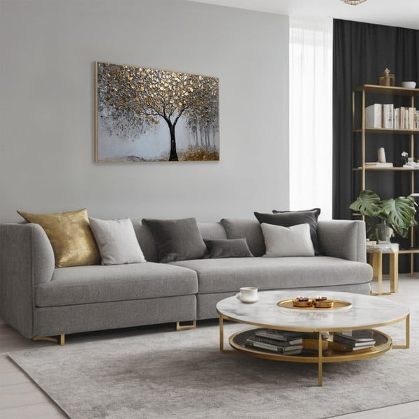 Tablou 60x90 cm Golden Leaves – knor-image-1