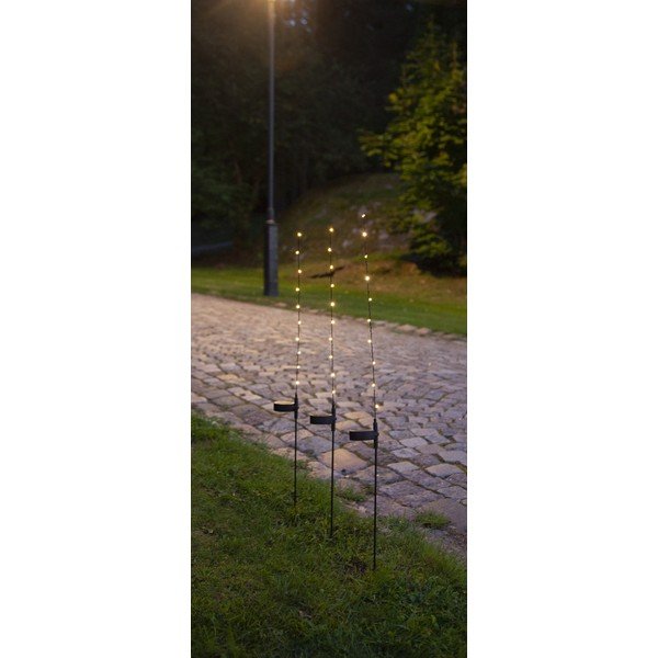 Set de 3 decorațiuni luminoase solare cu LED-uri Star Trading Flexy, înălțime 80 cm-image-4