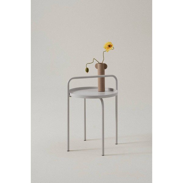 Măsuță auxiliară rotundă din metal ø 42 cm Bleket – Jotex-image-1