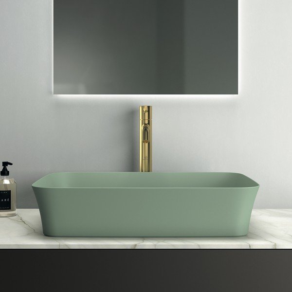 Chiuvetă verde din ceramică 55x38 cm Ipalyss – Ideal Standard-image-1