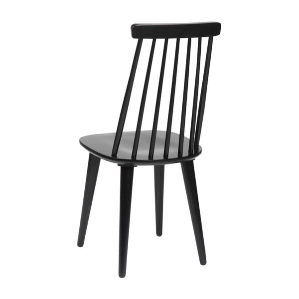 Scaun din lemn de stejar Folke Nymph, negru-image-4