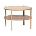 Măsuță de cafea rotundă cu aspect de lemn de stejar ø 60 cm Acorn – Hübsch