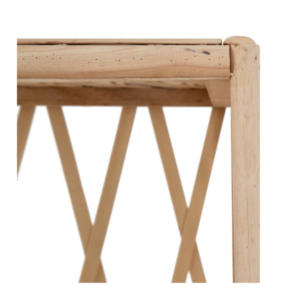 Bibliotecă în culoare naturală din bambus 64x171 cm Ratán – Ixia-image-4