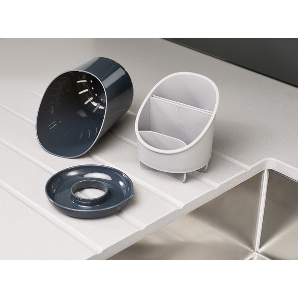 Suport tacâmuri, cuțite și alte ustensile Joseph Joseph Dock, gri-image-4