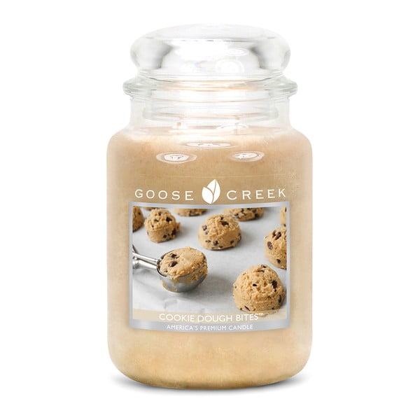 Lumânare parfumată în recipient de sticlă Goose Creek Biscuits, 150 ore de ardere