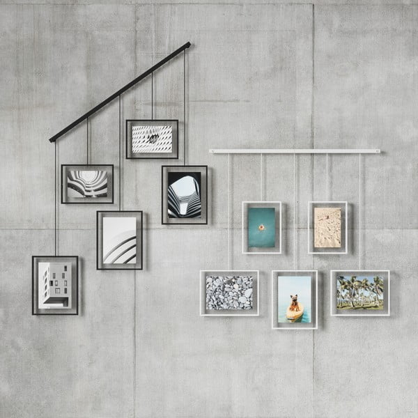 Rame albe de agățat din metal  5 buc. 66x69 cm Exhibit – Umbra-image-3