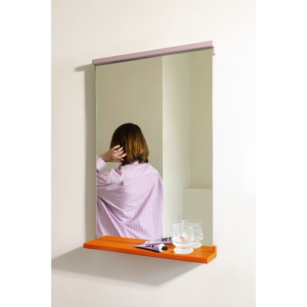 Oglindă de perete cu raft 50x75 cm Lun – noo.ma-image-1