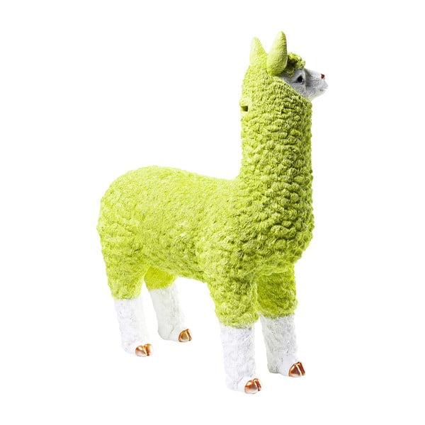 Pușculiță în formă de lama Kare Design Alpaca, 62 cm, verde lime