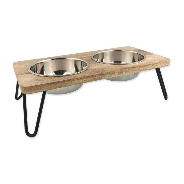 Set boluri cu suport pentru câini din lemn Dog Fantasy – Plaček Pet Products