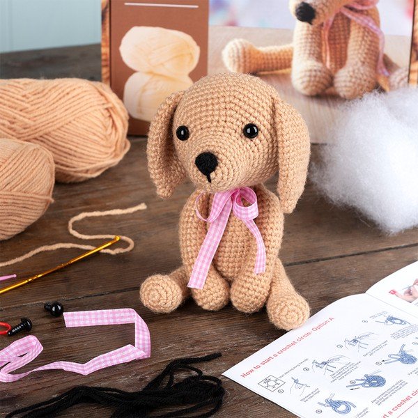Set creativ DIY Crochet Puppy – Rex London-image-1