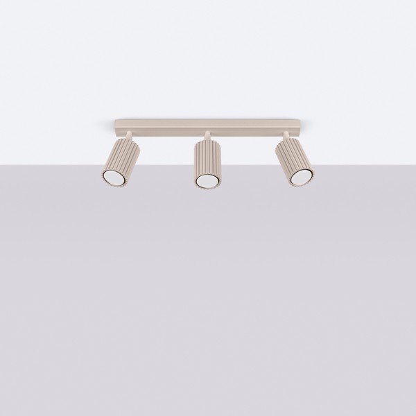 Spot taupe din metal 6,5x45 cm Gleam – Sollux-image-2