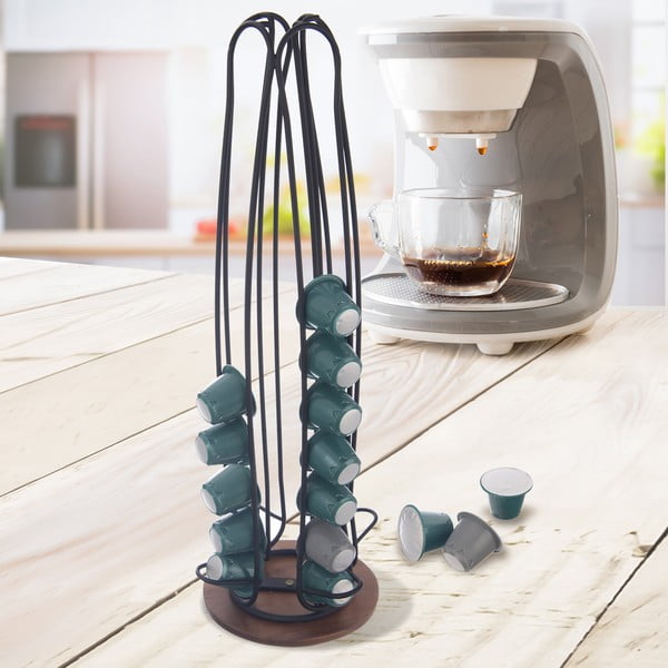 Suport pentru capsule de cafea negru Radka – Orion-image-1