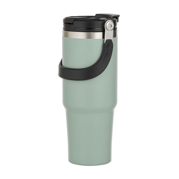 Sticlă verde salvie de călătorie din oțel inoxidabil 1 l Eco – Ladelle