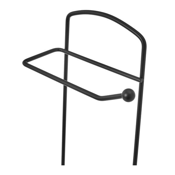 Perie de WC neagră din metal Simply – Casa Selección-image-3