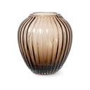 Vază din sticlă Kähler Design Hammershøi, înălțime 14 cm, maro