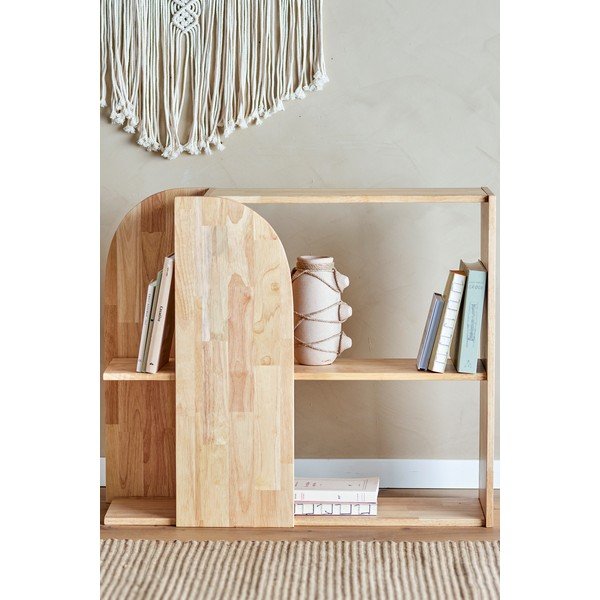 Bibliotecă   din lemn de arbore de cauciuc 85x70 cm Alec – Bloomingville-image-4