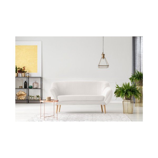 Canapea cu 2 locuri Mazzini Sofas BENITO, crem-image-2