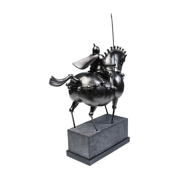 Statuetă decorativă Kare Design Black Knight, negru-image-1