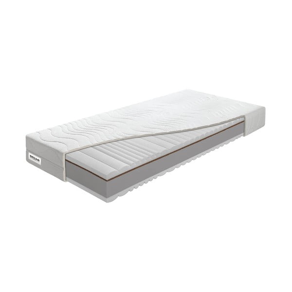 Saltea mediu-fermă/extra dură din spumă reversibilă 140x200 cm BonVitality HR – BENAB-image-2