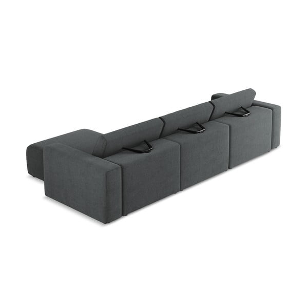 Colțar modular gri (cu colț pe partea dreaptă) Kalea – Makamii-image-4