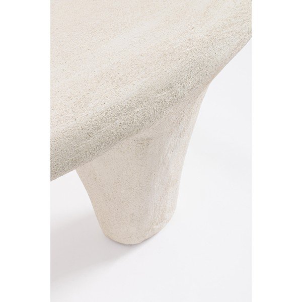 Măsuță de cafea crem din polirășină 62x102 cm Albin – Bizzotto-image-2