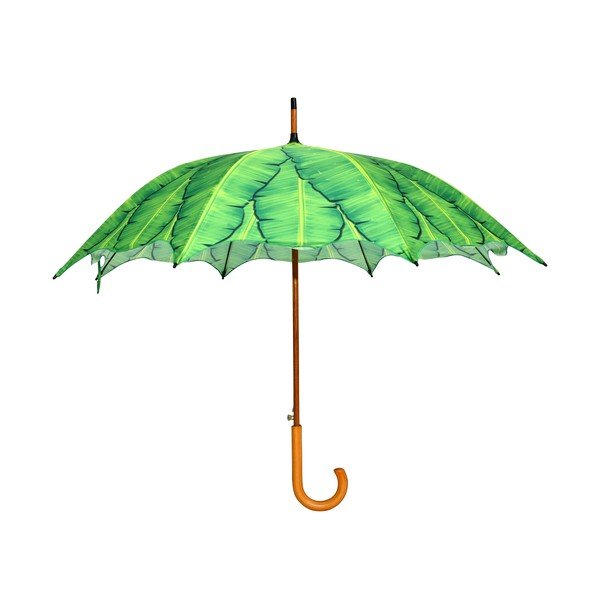Umbrelă Esschert Design Banana Leaf, verde