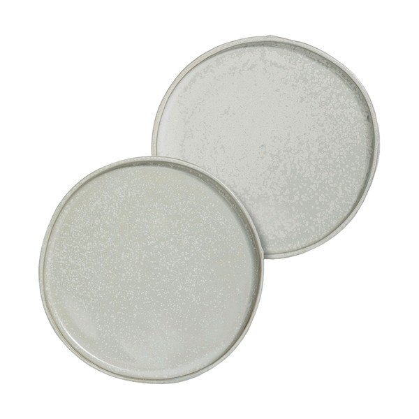 Farfurii albe 2 buc. din piatră ø 20 cm Sand Grain – Mette Ditmer Denmark-image-2